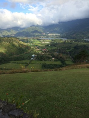 In Paraiso, overlooking Lake Cachi and the Orosi valley